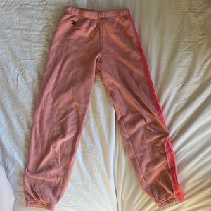 PINK AVIATOR SWEATPANTS